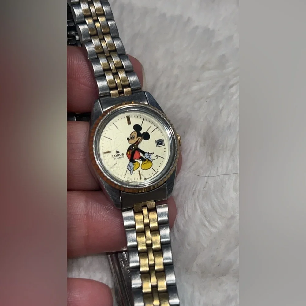 Mickey Mouse Two-Tone Watch